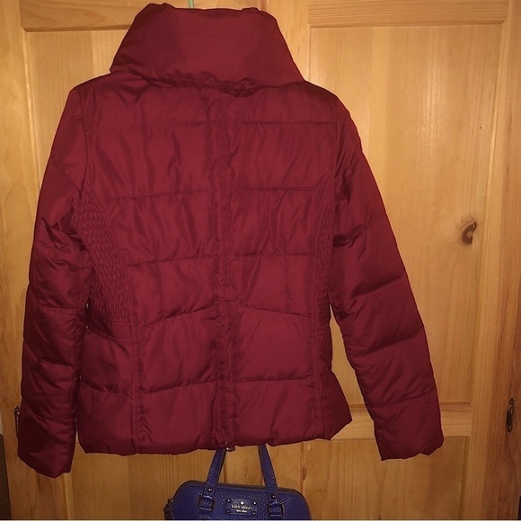 Marc New York dark red Puffer Jacket with Shawl collar Size M - Picture 7 of 11